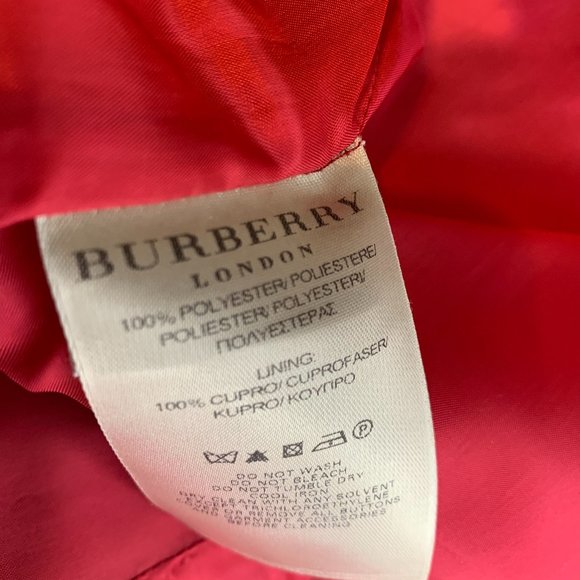 BURBERRY LONDON Lined Red Dress - Picture 8 of 9